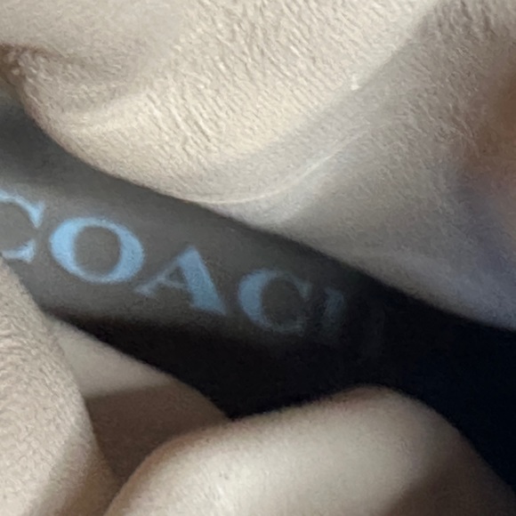 Pre owned Coach Wynie Women's Leather Bootie Size 5 Chalk - Picture 6 of 8